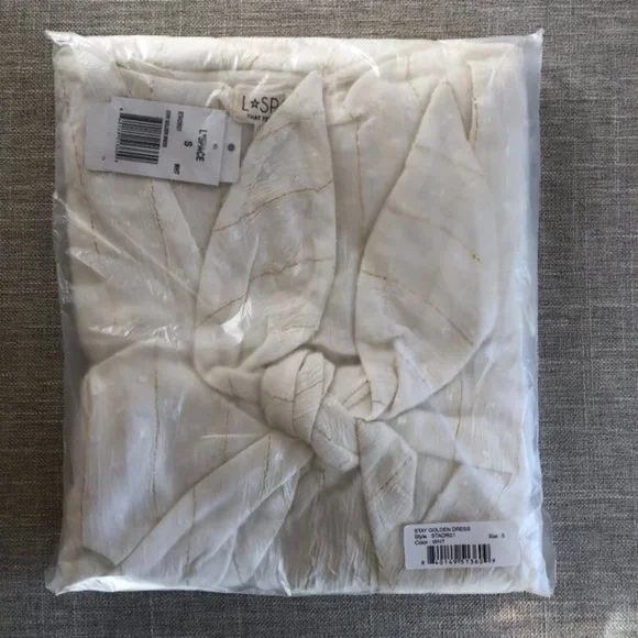 LSPACE Stay Golden Dress (size L) NWT - Picture 6 of 6